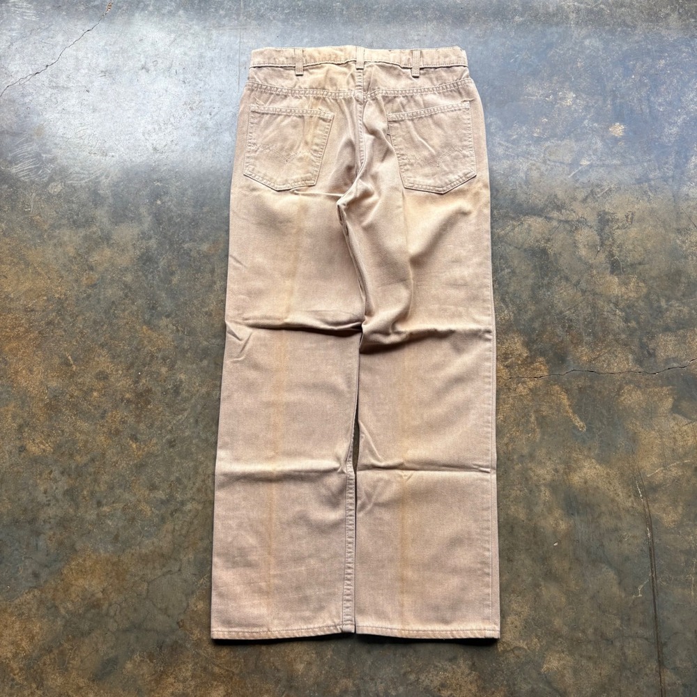 Vintage‎ Levis For Men Skosh More Comfort Tan Khaki Pants Made in USA W34 L30